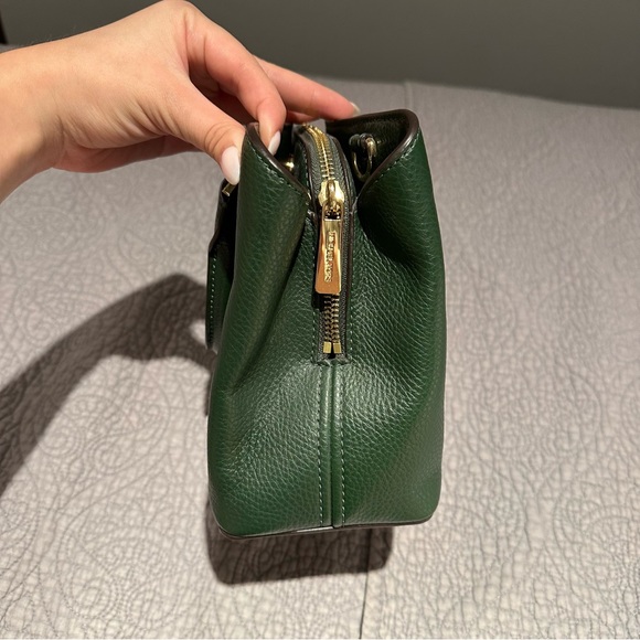 Michael Kors Camille Pebbled Leather Satchel - Picture 2 of 10